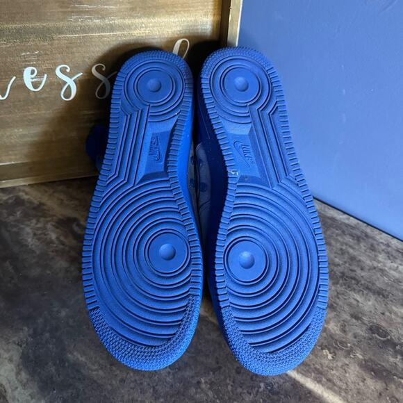 Preowned Nike SF Air Force 1 High Royal Blue Men's High Top Sneakers Men’s 11 US - Picture 7 of 8